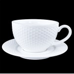 PD5989 - Grid Pattern Cup and Saucer PD5989 - Grid Pattern Cup and Saucer