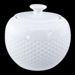 PD5992 - Grid Pattern Sugar Pot PD5992 - Grid Pattern Sugar Pot