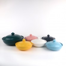 PD2228Y-RICE BOWL（Matte colored glaze） 