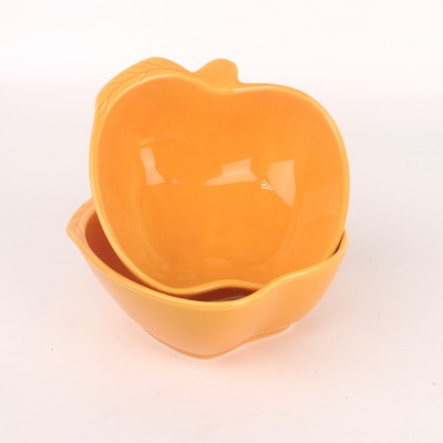 PD2430L-Small apple bowl（Bright colored glaze） 