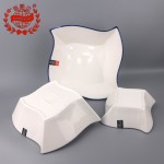 PD328-BL-SQUARE BOWL WITH BLUE LINE