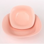 PD3309L-SQUARE BOWL（Bright colored glaze）