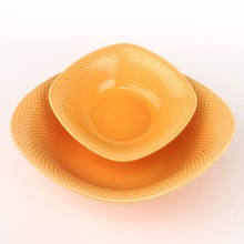 PD3309L-SQUARE BOWL（Bright colored glaze）