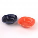 PD3309L-SQUARE BOWL（Bright colored glaze）