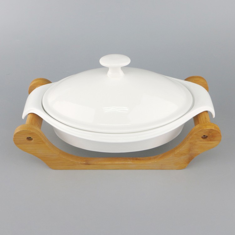 PD2405-TUREEN WITH BAMBOO