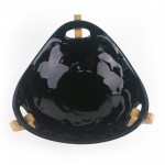 PD2409L-Bowl with bamboo（Bright colored glaze）