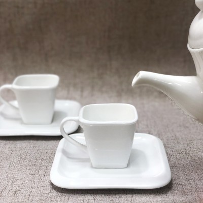 PD1206-SQUARE CUP WITH SAUCER