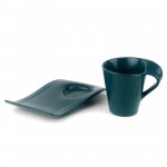 PD1858Y-Cup with saucer（Matte colored glaze）