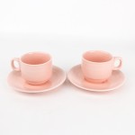 PD3071L-Cup with saucer（Bright colored glaze）