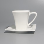 PD3901-Square cup with saucers(250mL)