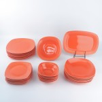 PD3338L-26PCS DINNER SET（Bright colored glaze）