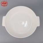 PD3528L - Round Plate with Two Handles