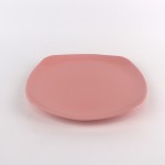 PD093Y-SQUARE PLATE（Matte colored glaze） 