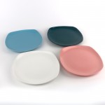 PD093Y-SQUARE PLATE（Matte colored glaze） 