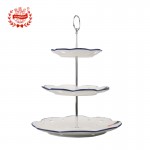 PD1645-BL PLATE 3/SETS  WITH BLUE LINE