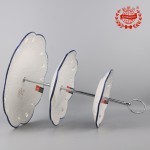 PD1645-BL PLATE 3/SETS  WITH BLUE LINE