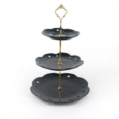 PD1645L-PLATE 3/SETS（Bright colored glaze） 