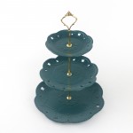 PD1645Y-PLATE 3/SETS（Matte colored glaze） 
