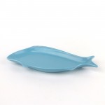 PD1735Y-FISH PLATE（Matte colored glaze） 