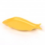 PD1735Y-FISH PLATE（Matte colored glaze） 