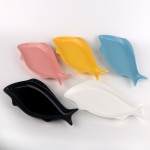 PD1735Y-FISH PLATE（Matte colored glaze） 