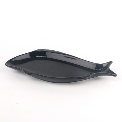 PD1735L-FISH PLATE（Bright colored glaze） 