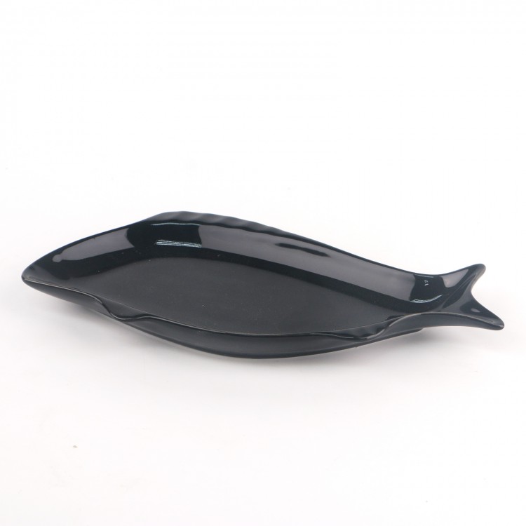 PD1735L-FISH PLATE（Bright colored glaze） 
