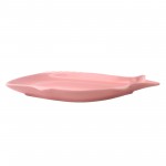 PD1735Y-FISH PLATE（Matte colored glaze） 