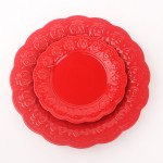 PD1948L-Strawberry plate（Bright colored glaze） 