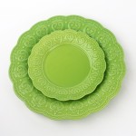 PD1948L-Strawberry plate（Bright colored glaze） 
