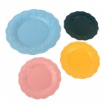 PD1948Y-Strawberry plate（Matte colored glaze）