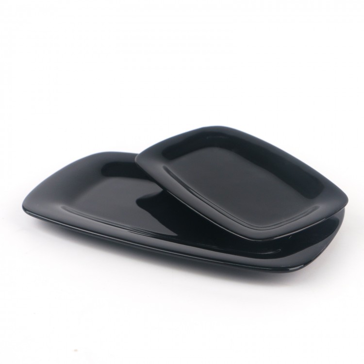 PD2137L-OBLONG PLATE（Bright colored glaze）