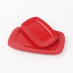 PD2137L-OBLONG PLATE（Bright colored glaze）