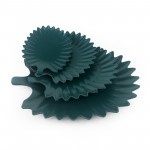 PD2213Y-PINEAPPLE PLATE（Matte colored glaze） 
