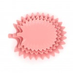 PD2213Y-PINEAPPLE PLATE（Matte colored glaze） 