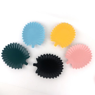 PD2213Y-PINEAPPLE PLATE（Matte colored glaze） 