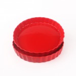 PD2319L-ROUND FRUIT PLATE （Bright colored glaze） 