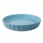 PD2319Y-ROUND FRUIT PLATE （Matte colored glaze） 