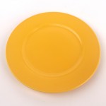 PD2454Y-Round plate（Matte colored glaze）