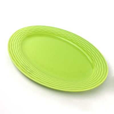 PD2472L-Oblong plate（Bright colored glaze）