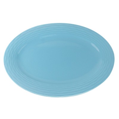 PD2472Y-Oblong plate（Matte colored glaze）