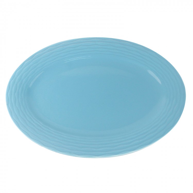 PD2472Y-Oblong plate（Matte colored glaze）