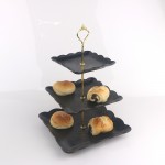 PD2537Y-PLATE SET/3（Matte colored glaze） 