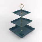PD2537L-PLATE SET/3（Bright colored glaze） 