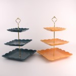 PD2537L-PLATE SET/3（Bright colored glaze） 