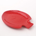 PD2616L-FISH PLATE（Bright colored glaze）