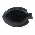 PD2616Y-FISH PLATE（Matte colored glaze）
