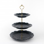 PD2746/PD2453L-FLOWER PLATE SET（Bright colored glaze） 