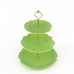 PD2746/PD2453L-FLOWER PLATE SET（Bright colored glaze） 