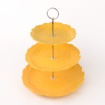 PD2746/PD2453Y-FLOWER PLATE SET（Matte colored glaze）